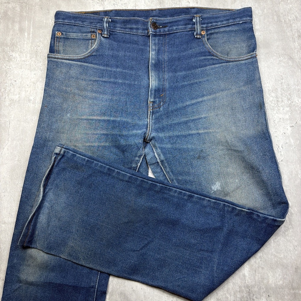 Levi's 517 Boot Cut Jeans Mens 36x32 Blue Rodeo Cowboy Denim Western Cotton USA